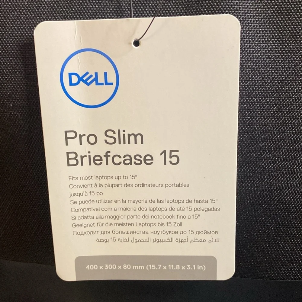 Dell PRO SLIM BRIEFCASE Fit Up to 15